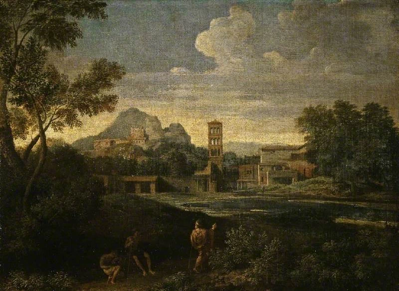 Paesaggio con figure - Fitzwilliam Museum, University of Cambridg